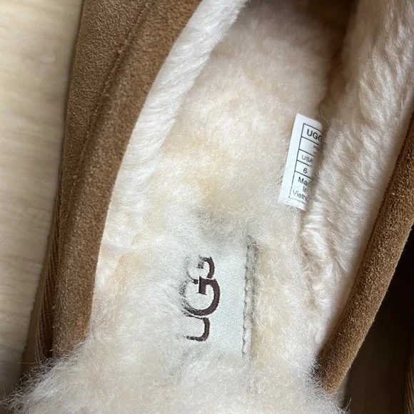 UGG Discoquette Slide Slipper, chestnut SIZE 6